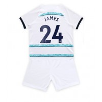 Chelsea Reece James #24 Fotballklær Bortedraktsett Barn 2022-23 Kortermet (+ korte bukser)